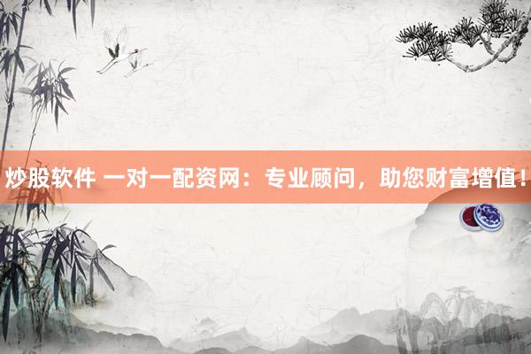 炒股软件 一对一配资网：专业顾问，助您财富增值！